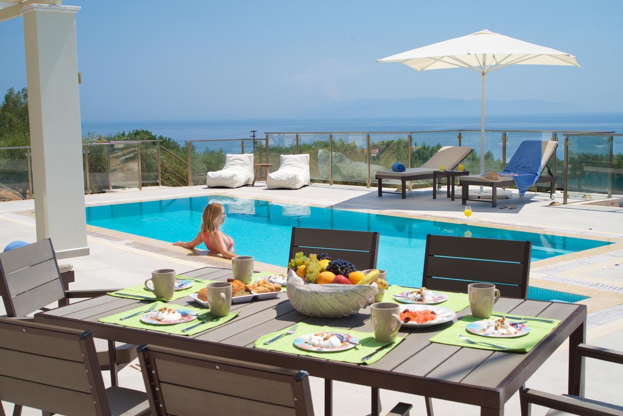 Villa Ion Pangea Villas Trapezaki  Eksteriør billede
